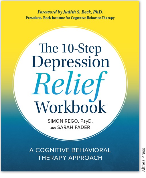 Cover of book: The 10-Step Depression Relief Workbook