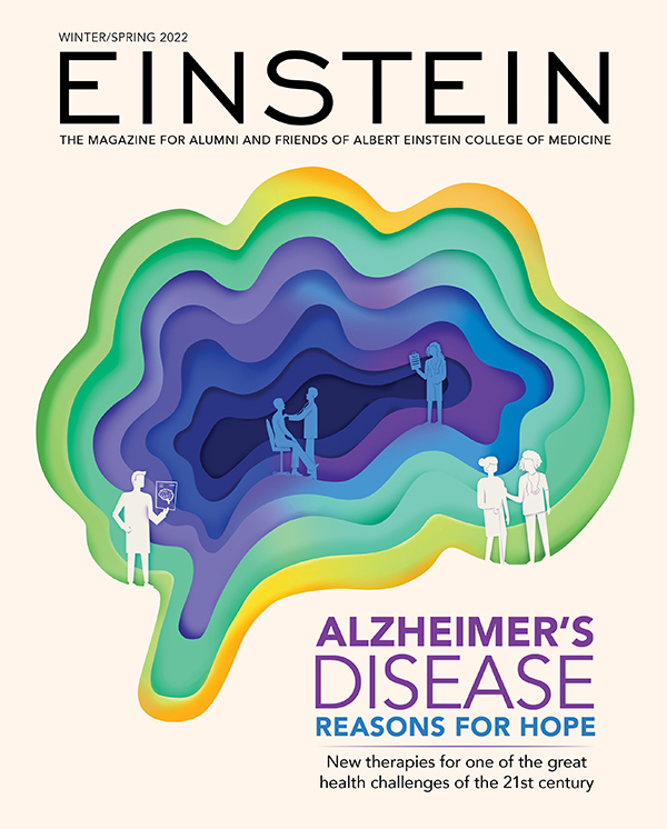 Cover of Einstein Magazine Winter/Spring 2022