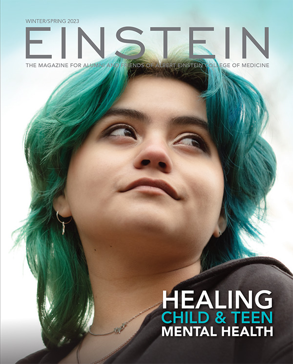 Cover of Einstein Magazine Winter/Spring 2023