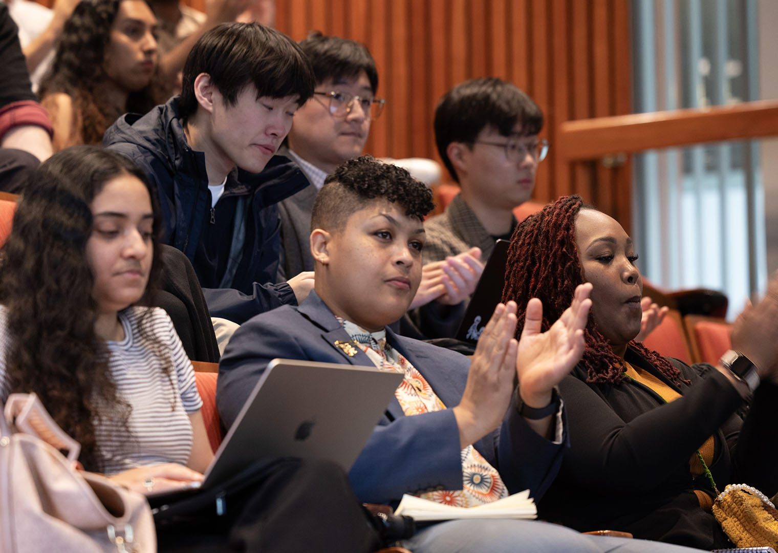 Students attending a social entrepreneurship event